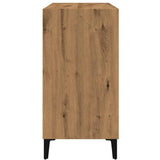 Dressoir 103,5x35x70 cm bewerkt hout artisanaal eikenkleurig - AllerleiShop