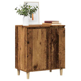 Dressoir 60x35x70 cm bewerkt hout oud houtkleurig - AllerleiShop