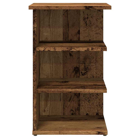 Dressoir 35x35x55 cm bewerkt hout oud houtkleurig - AllerleiShop