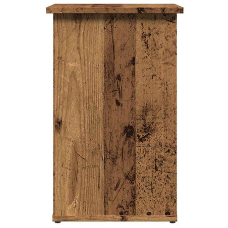 Dressoir 35x35x55 cm bewerkt hout oud houtkleurig - AllerleiShop