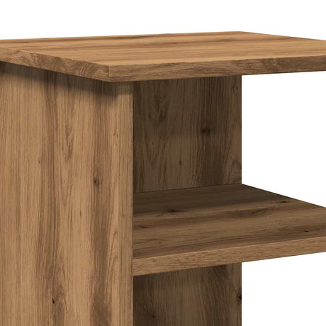 Dressoir 35x35x55 cm bewerkt hout artisanaal eikenkleur - AllerleiShop