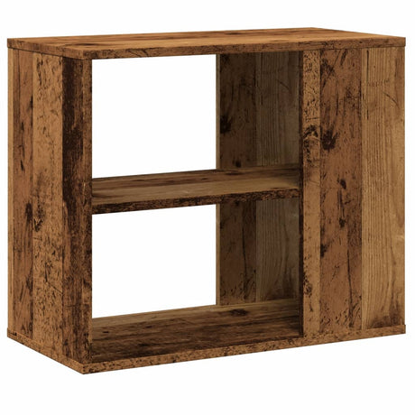 Bijzetkast 60x30x50 cm bewerkt hout oud houtkleurig - AllerleiShop