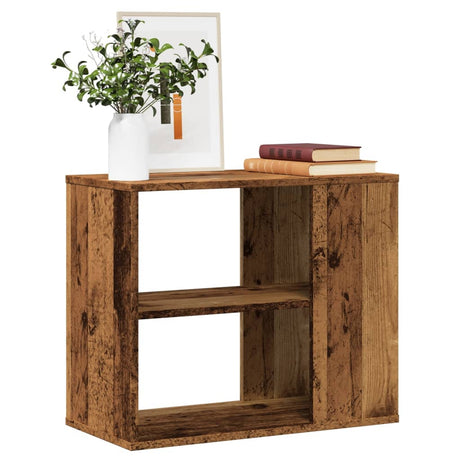 Bijzetkast 60x30x50 cm bewerkt hout oud houtkleurig - AllerleiShop