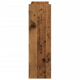 Wandschoenenkast 80x18x60 cm bewerkt hout oud houtkleurig - AllerleiShop