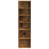 Schoenenkast 28x27x102 cm bewerkt hout oud houtkleurig - AllerleiShop