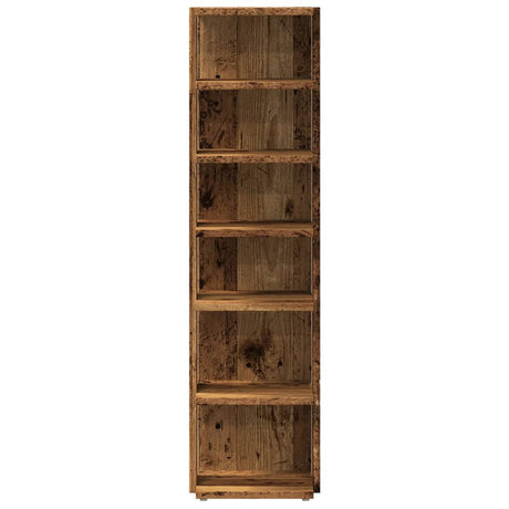 Schoenenkast 28x27x102 cm bewerkt hout oud houtkleurig - AllerleiShop