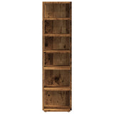 Schoenenkasten 2 st 28x27x102 cm bewerkt hout oud houtkleurig - AllerleiShop