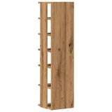 Schoenenkasten 2 st 28x27x102 cm bewerkt hout artisanaal eiken - AllerleiShop