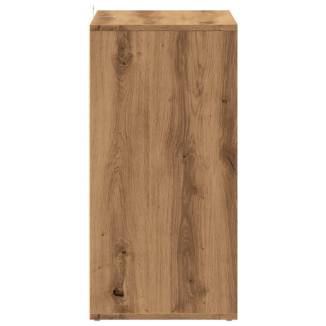 Schoenenkast 60x35x70 cm bewerkt hout artisanaal eikenkleur - AllerleiShop