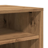 Schoenenkast 60x35x70 cm bewerkt hout artisanaal eikenkleur - AllerleiShop