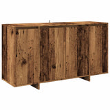 Dressoir 135x41x75 cm bewerkt hout oud houtkleurig - AllerleiShop