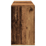 Dressoir 135x41x75 cm bewerkt hout oud houtkleurig - AllerleiShop