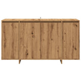 Dressoir 135x41x75 cm bewerkt hout artisanaal eikenkleur - AllerleiShop