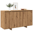 Dressoir 135x41x75 cm bewerkt hout artisanaal eikenkleur - AllerleiShop