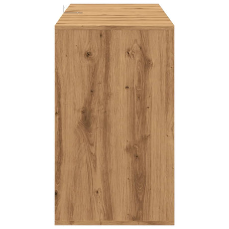 Dressoir 120x41x75 cm bewerkt hout artisanaal eikenkleurig - AllerleiShop