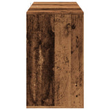 Dressoir 120x41x75 cm bewerkt hout oud houtkleurig - AllerleiShop