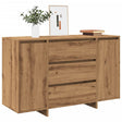 Dressoir 120x41x75 cm bewerkt hout artisanaal eikenkleur - AllerleiShop