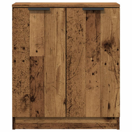 Dressoir 60x30x70 cm bewerkt hout oud houtkleurig - AllerleiShop