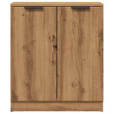 Dressoir 60x30x70 cm bewerkt hout artisanaal eikenkleurig - AllerleiShop