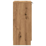 Dressoir 60x30x70 cm bewerkt hout artisanaal eikenkleurig - AllerleiShop