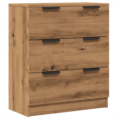 Dressoir 60x30x70 cm bewerkt hout artisan eikenkleurig - AllerleiShop