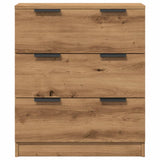 Dressoir 60x30x70 cm bewerkt hout artisan eikenkleurig - AllerleiShop