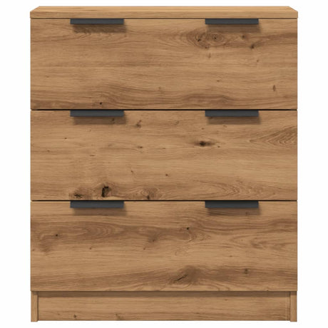 Dressoir 60x30x70 cm bewerkt hout artisan eikenkleurig - AllerleiShop