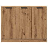 Dressoir 90,5x30x70 cm bewerkt hout artisanaal eikenkleur - AllerleiShop