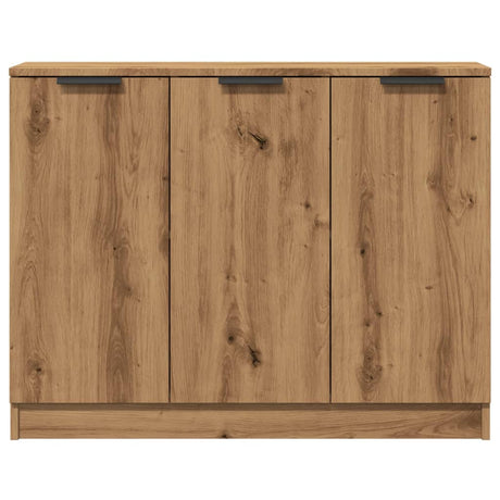 Dressoir 90,5x30x70 cm bewerkt hout artisanaal eikenkleur - AllerleiShop