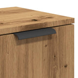 Dressoir 90,5x30x70 cm bewerkt hout artisanaal eikenkleur - AllerleiShop