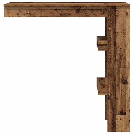 Bartafel wandgemonteerd 102x45x103,5 cm bewerkt hout oud hout - AllerleiShop