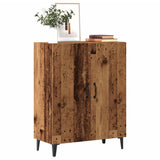 Dressoir 70x34x90 cm bewerkt hout oud houtkleurig - AllerleiShop