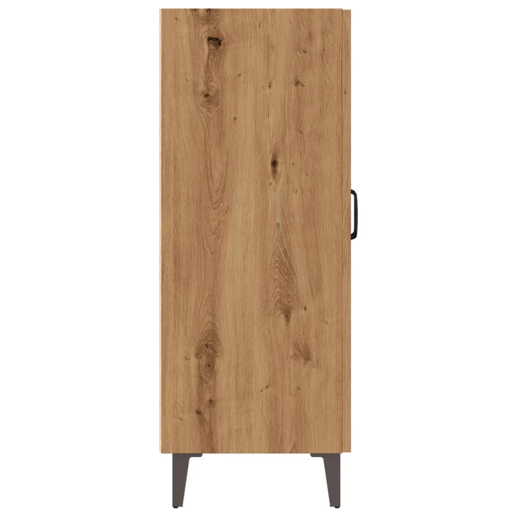 Dressoir 70x34x90 cm bewerkt hout artisanaal eikenkleur - AllerleiShop