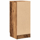 Dressoirs 2 st 30x30x70 cm bewerkt hout oud houtkleurig - AllerleiShop