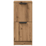 Dressoir 30x30x70 cm bewerkt hout artisanaal eikenkleur - AllerleiShop