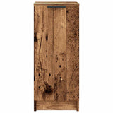 Schoenenkast 30x35x70 cm bewerkt hout oud houtkleurig - AllerleiShop