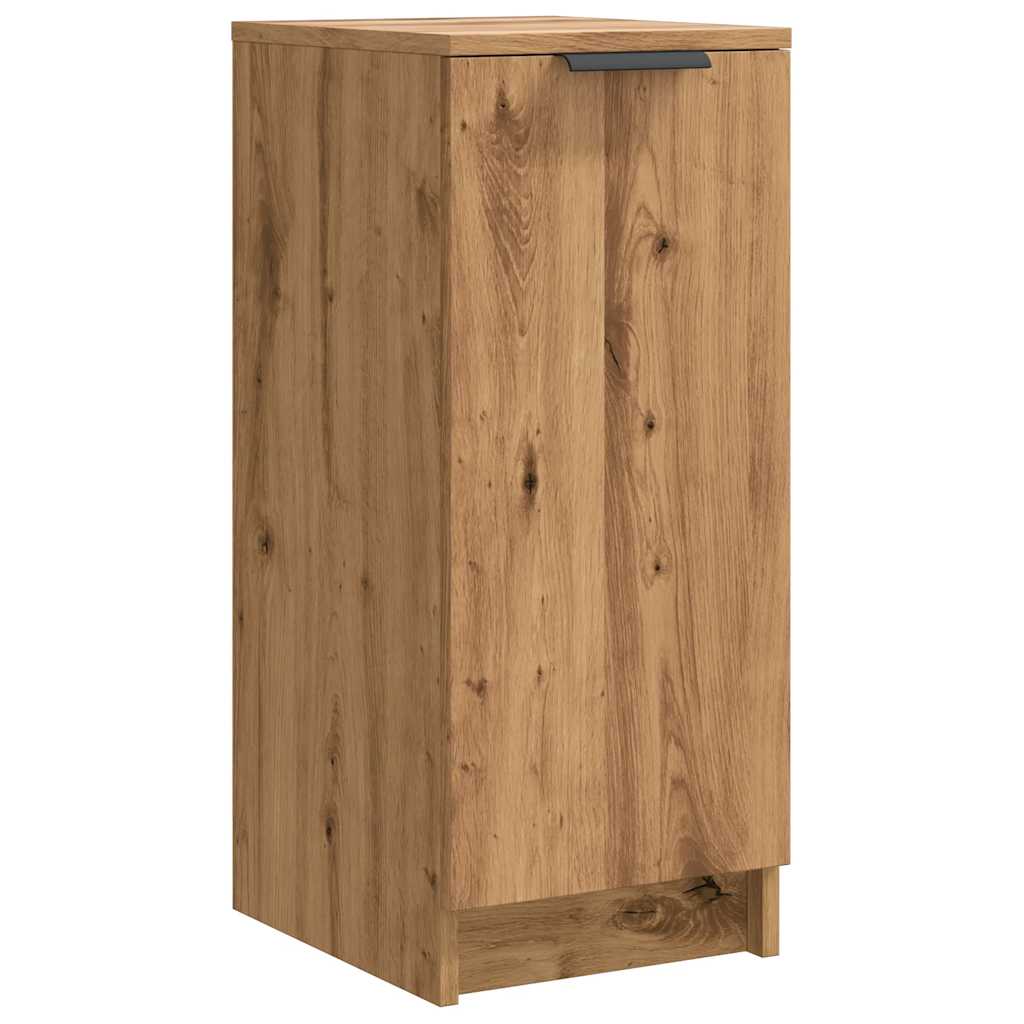 Schoenenkast 30x35x70 cm bewerkt hout artisanaal eikenkleur - AllerleiShop