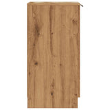 Schoenenkast 30x35x70 cm bewerkt hout artisanaal eikenkleur - AllerleiShop