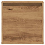 Opbergbox met lade 40,5x40x40 cm bewerkt hout artisanaal eiken