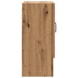 Wandkast 60x31x70 cm bewerkt hout artisanaal eikenkleur - AllerleiShop