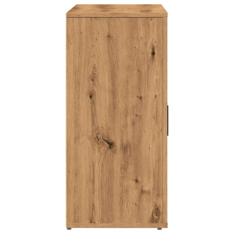 Dressoir 80x33x70 cm bewerkt hout artisanaal eikenkleurig - AllerleiShop