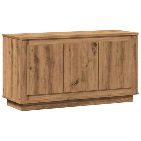 Dressoir 102x35x55 cm bewerkt hout artisanaal eikenkleurig - AllerleiShop