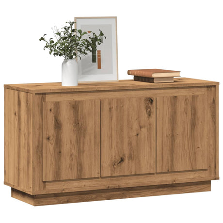 Dressoir 102x35x55 cm bewerkt hout artisanaal eikenkleurig - AllerleiShop