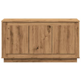 Dressoir 102x35x55 cm bewerkt hout artisanaal eikenkleurig - AllerleiShop