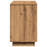 Dressoir 102x35x55 cm bewerkt hout artisanaal eikenkleurig - AllerleiShop