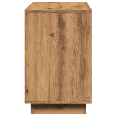 Dressoir 102x35x55 cm bewerkt hout artisanaal eikenkleurig - AllerleiShop