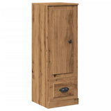 Hoge kast 36x35,5x103,5 cm bewerkt hout artisanaal eikenkleurig - AllerleiShop