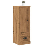 Hoge kast 36x35,5x103,5 cm bewerkt hout artisanaal eikenkleurig - AllerleiShop