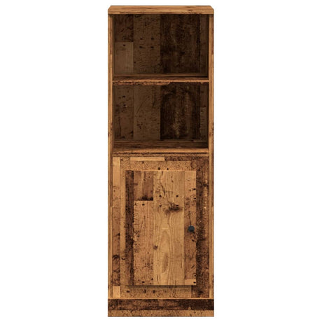 Hoge kast 36x35,5x103,5 cm bewerkt hout oud houtkleurig - AllerleiShop