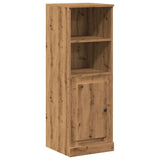 Hoge kast 36x35,5x103,5 cm bewerkt hout artisanaal eikenkleurig - AllerleiShop